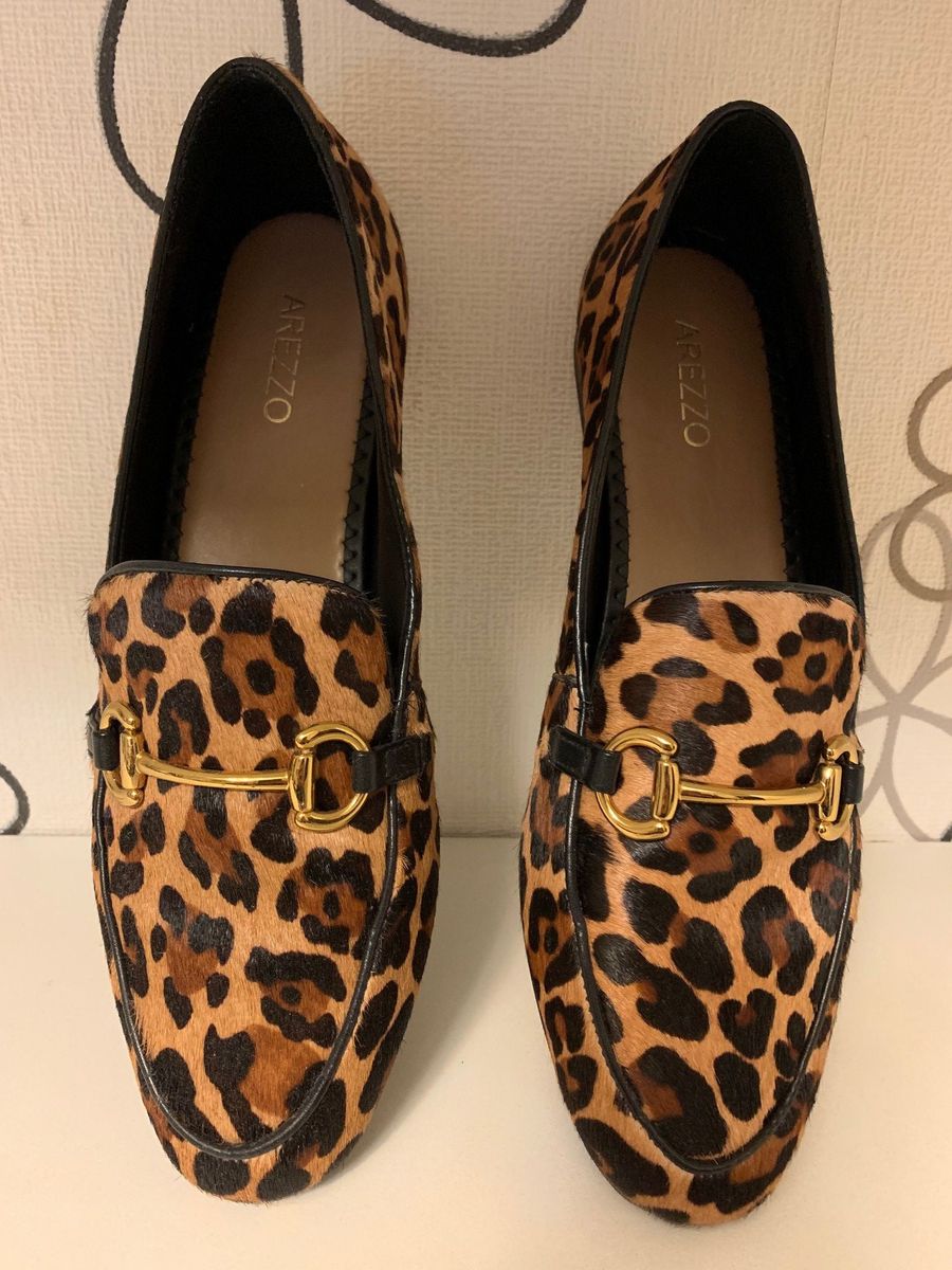 mocassim onça arezzo