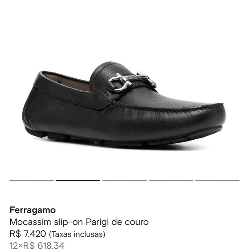 Mocassim Parigi Salvatore Ferragamo 8,5eee | Salvatore Mocassim Parigi Salvatore Ferragamo 8,5eee | Salvatore