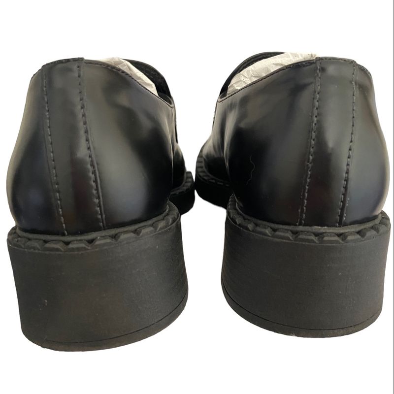 Mocassim Preto Arezzo Bico Redondo Brid o 36 Sapato Feminino Arezzo Usado 90036275 enjoei