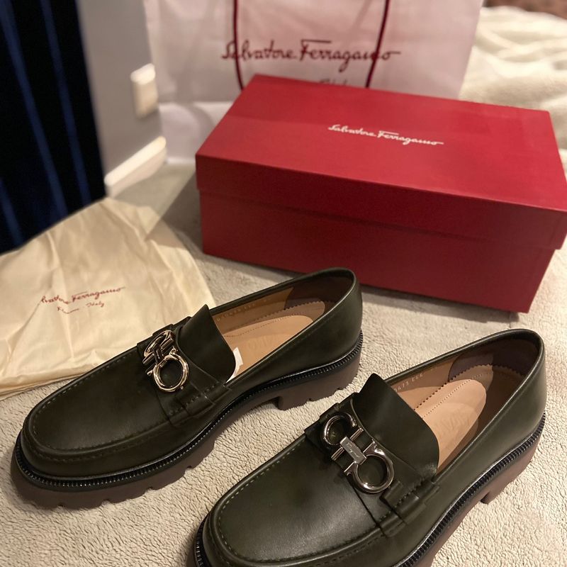 Sapato sales mocassim ferragamo