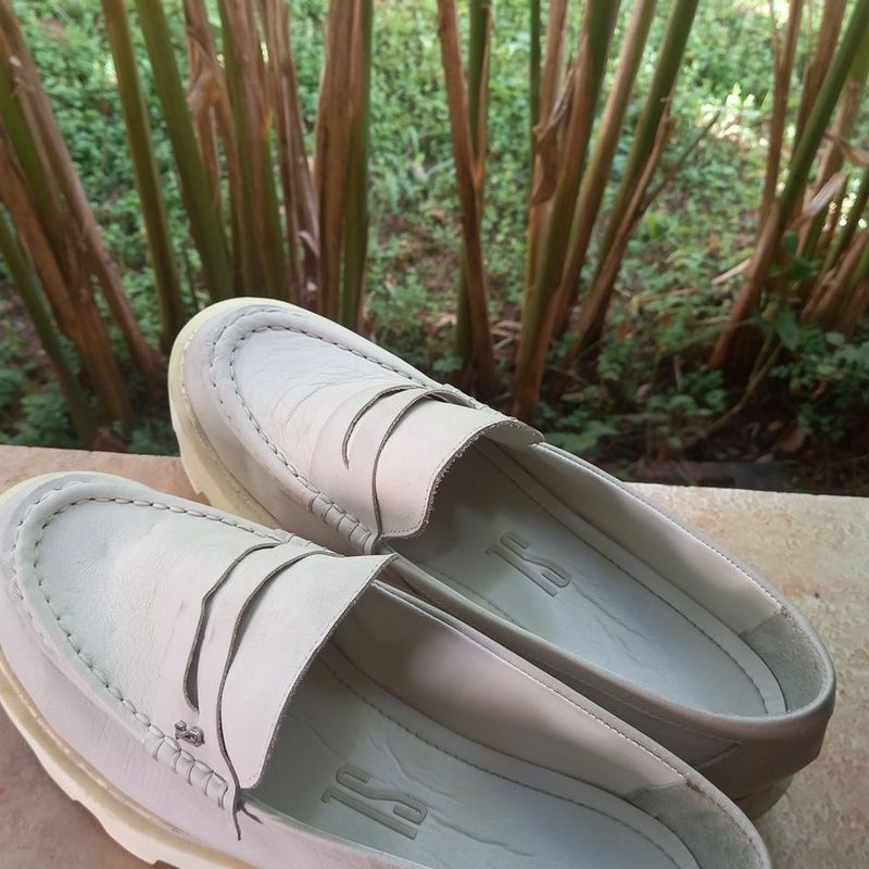 Mocassim Tratorado Sapato Feminino Santa Lolla Usado 95028523