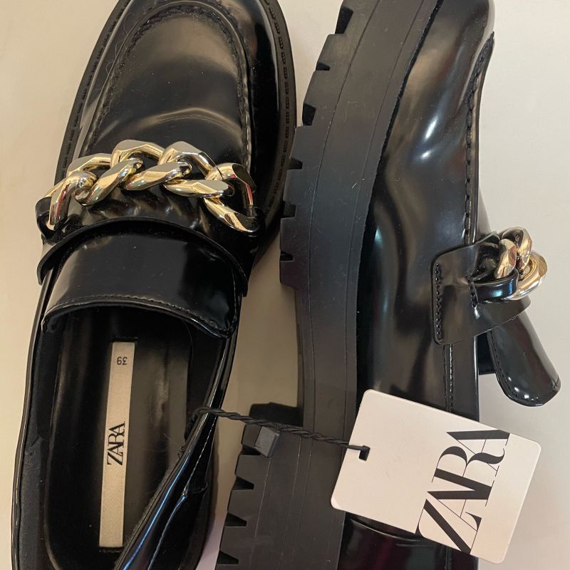 Zara mocassim hot sale