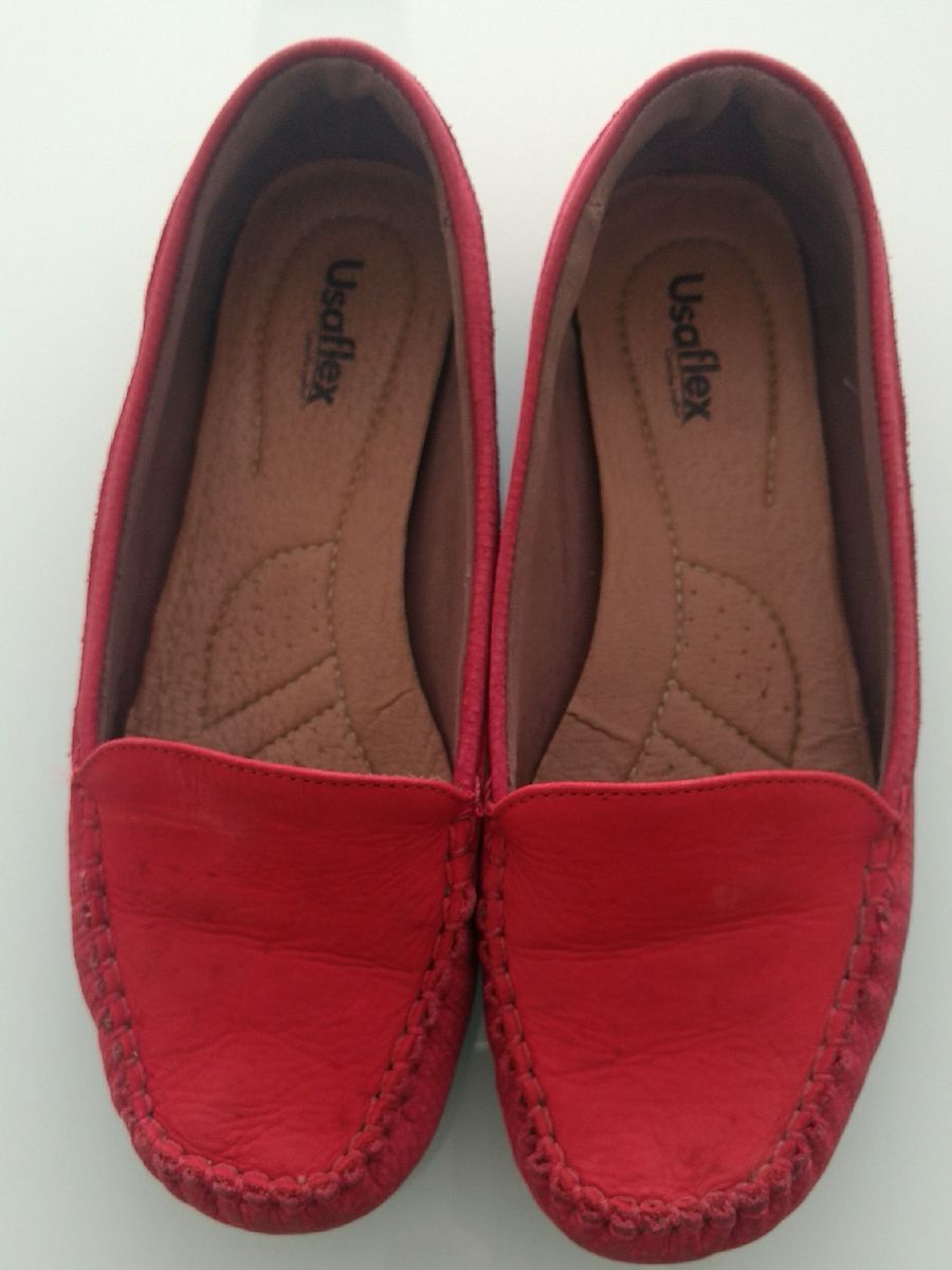 sapato mocassim feminino usaflex