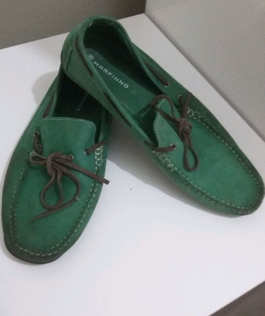 sapato verde masculino