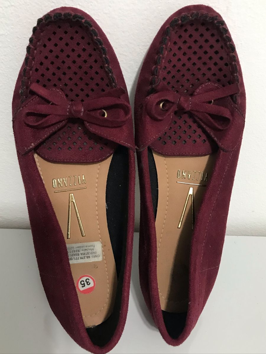 sapato vizzano mocassim
