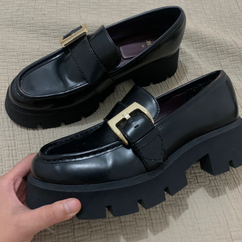 Mocassim zara hot sale