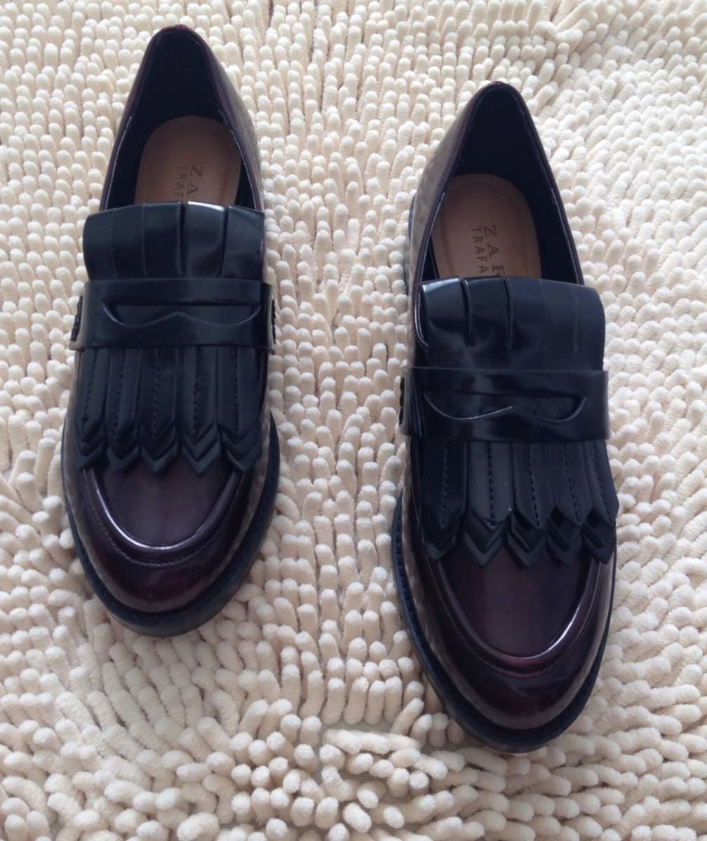 mocassim zara feminino