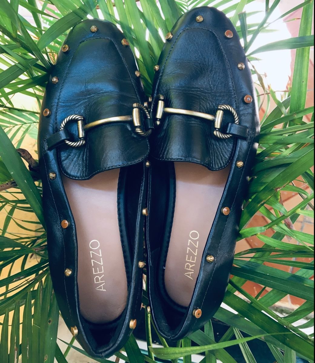 Mocassin Arezzo N 35 Sapato Feminino Arezzo Usado 95242935 enjoei