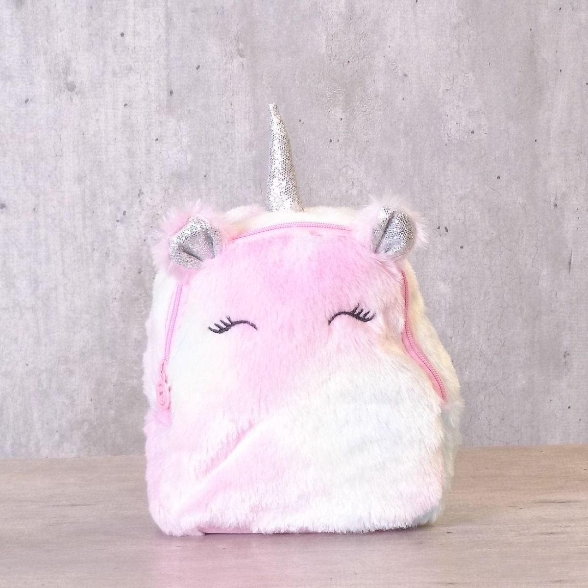 Mochila Candy Color Unicórnio Pelúcia Bella´s Item Infantil Bella´S