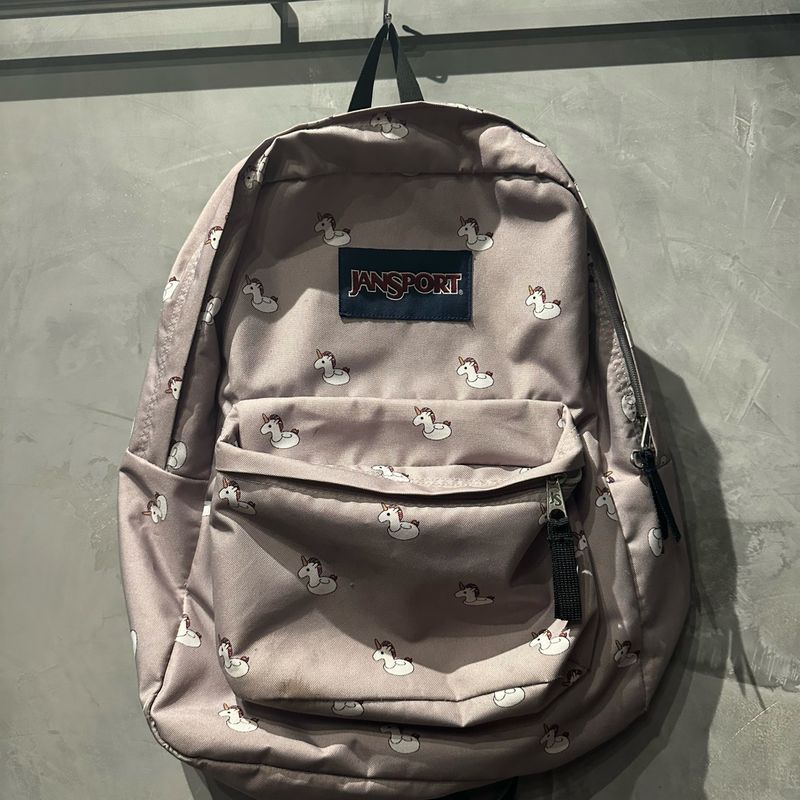 Mochila Classica Jansport com Estampa Boia de Unicornio Jansport Usado 101577616 enjoei
