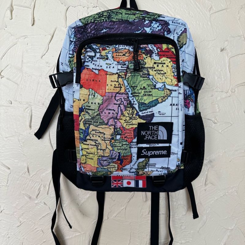 Mochila de Expedição Supreme The North Face 14 Ss World Map | The