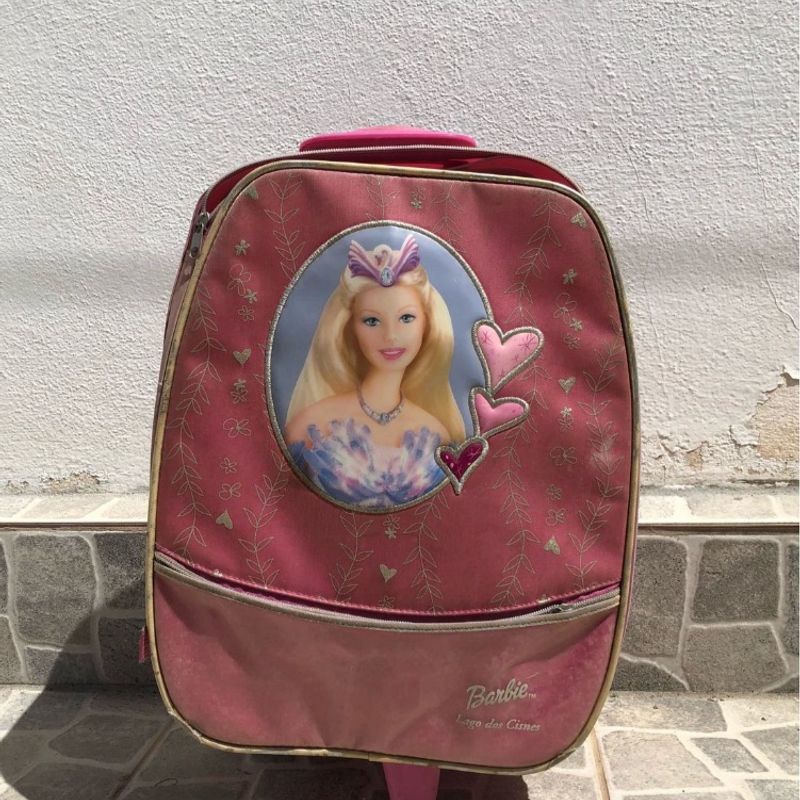 Mochila de Rodinha Barbie Item Infantil Barbie Usado 81328338 enjoei