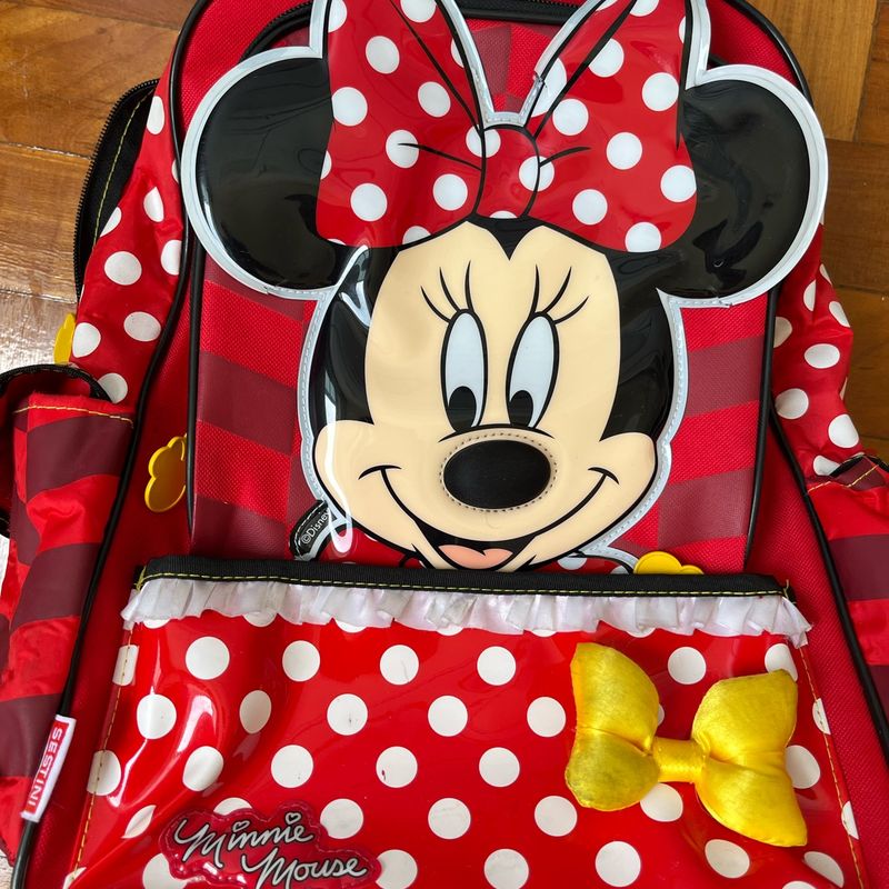 Mochila de Rodinha Infantil Minnie Vermelha Item Infantil Sestini Usado  97072419 enjoei