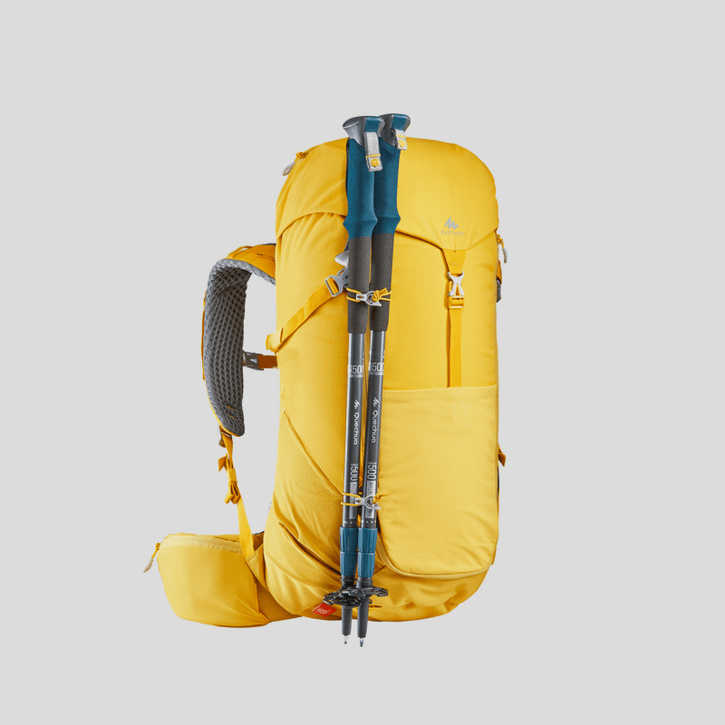 Mochila de Trilha Mh500 20 Litros Amarelo Quechua Nunca Usado