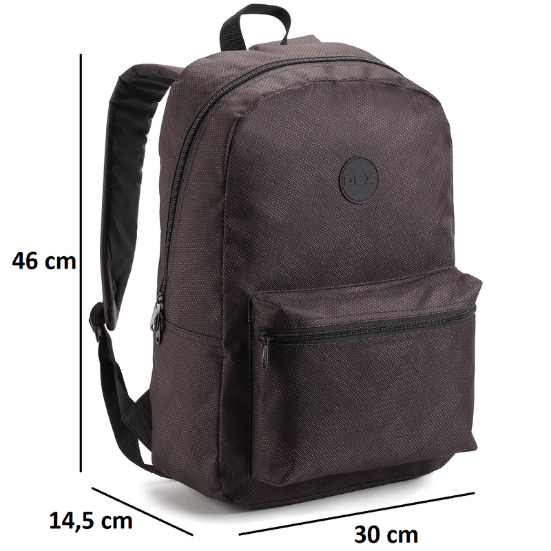 Mochila Masculina Juvenil Grande Menino Menina Preto - Chicletinho