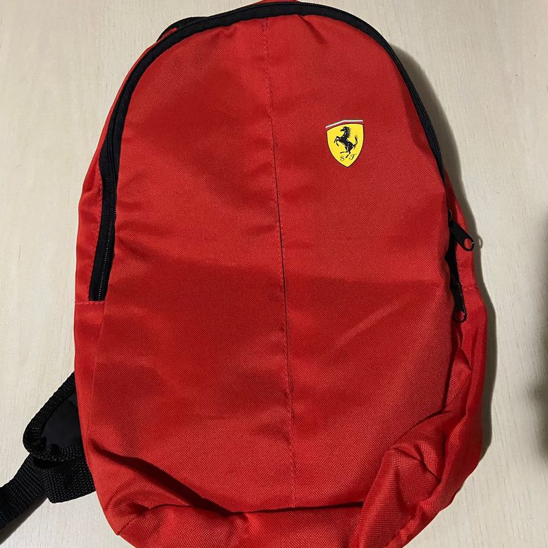 Mochila Ferrari Produto Masculino Ferrari Nunca Usado 84306472