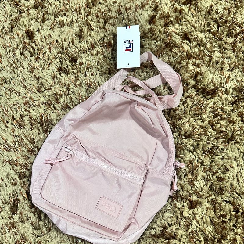 Mochila Fila Mini Box Rosa Mochila Feminina Fila Nunca Usado 95191022  enjoei