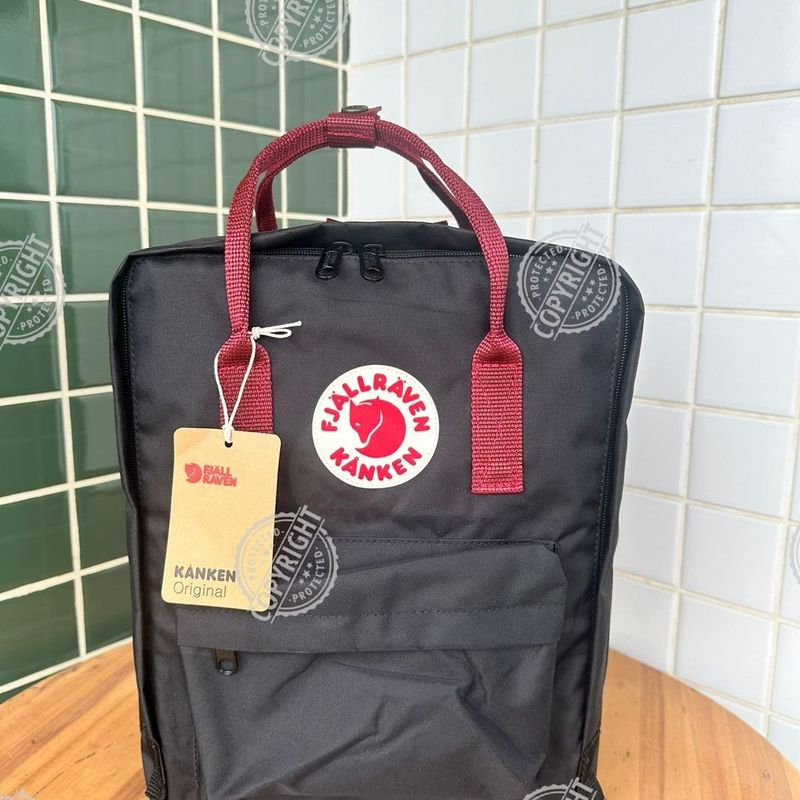 Mochilas Fjallraven Kanken Black-ox Red