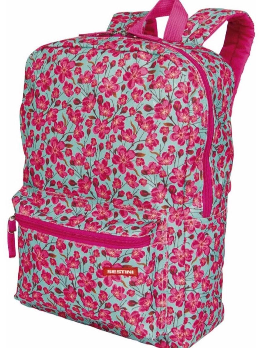 Mochila Floral Sestini Mochila Feminina Sestini Nunca Usado 56810783 Enjoei