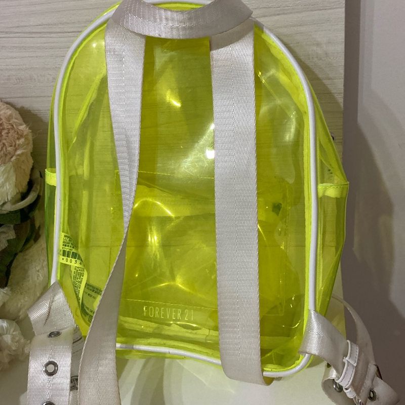 Mochila transparente forever 21 sale