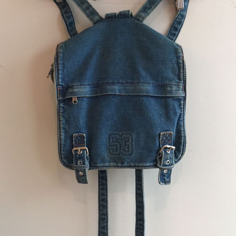 Mochila jeans sales anos 90