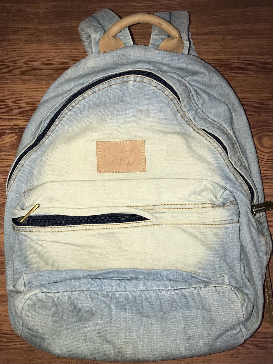 mochila jeans cantao