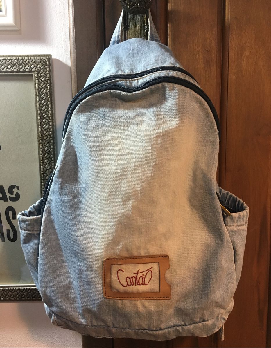 mochila jeans cantao
