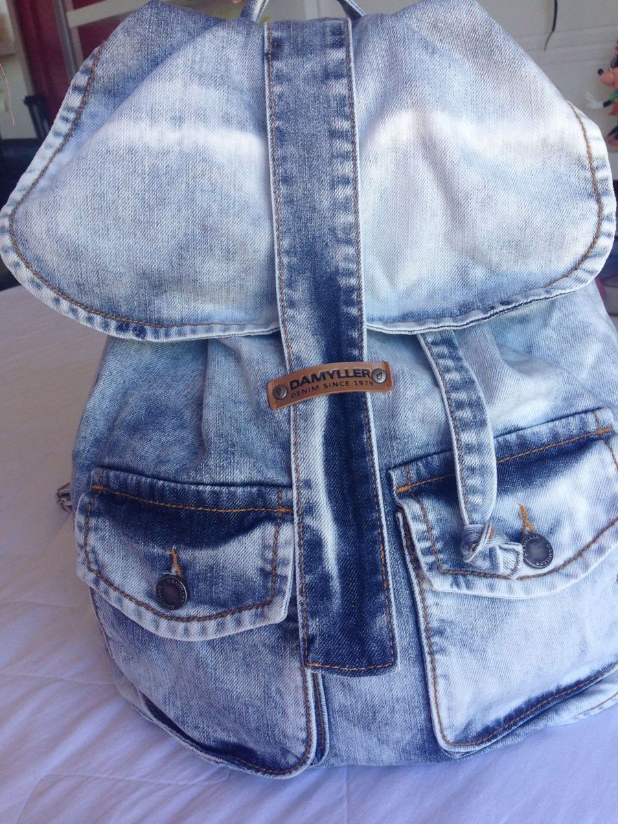 mochila jeans damyller