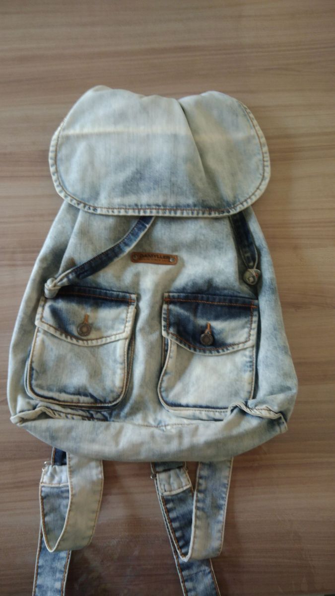 mochila jeans damyller