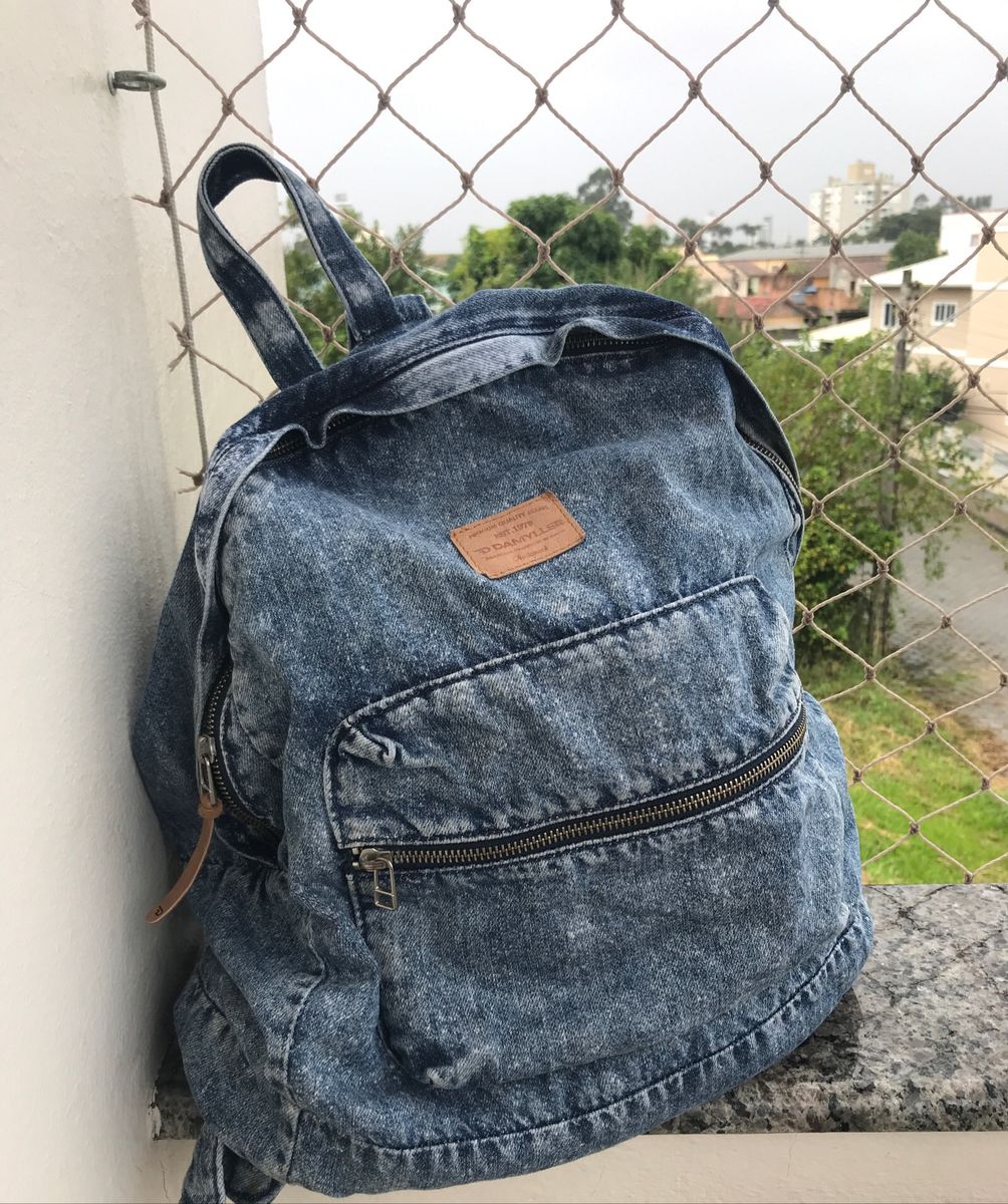 mochila jeans damyller