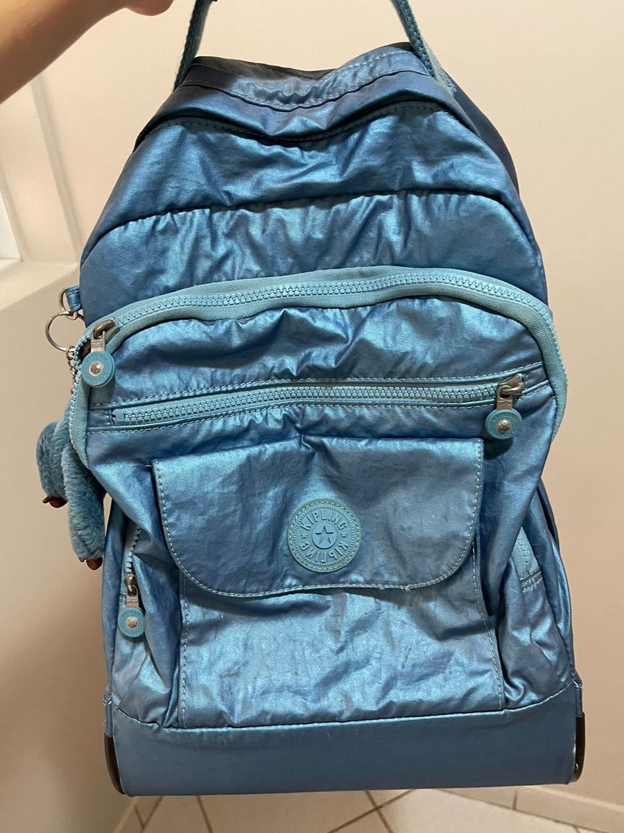 Kipling best sale azul metalico