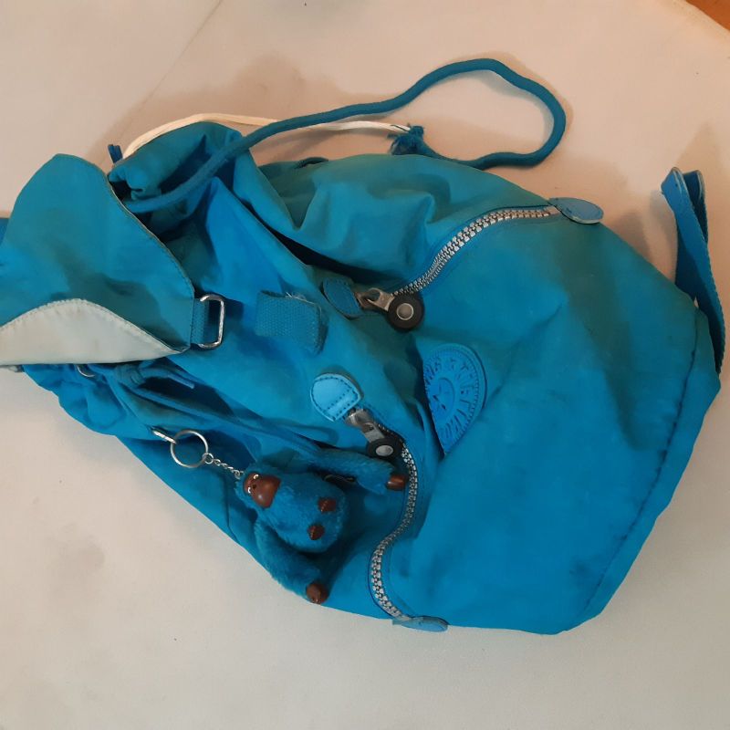 Mochila kipling turquesa hot sale