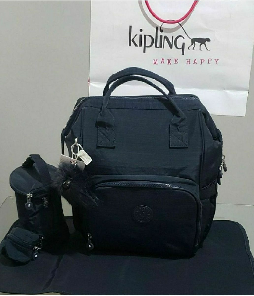 Mochila Kipling Maternidade Audrie Cor Azul Mochila Feminina Kipling