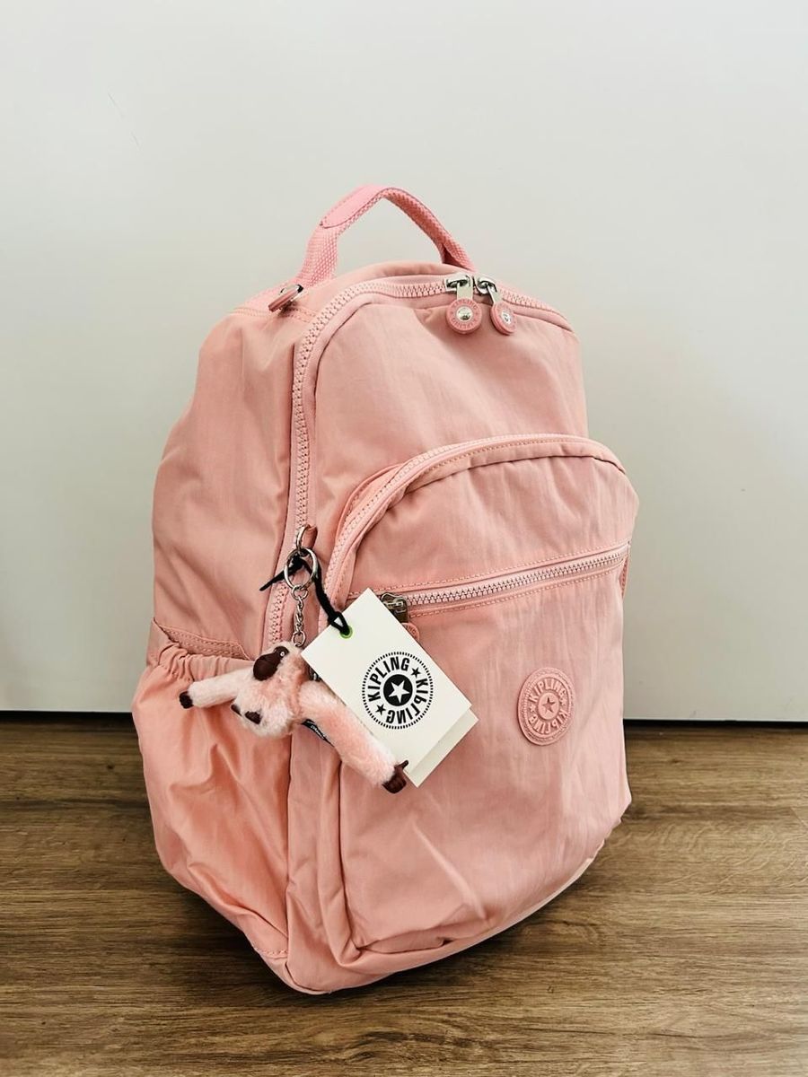 Mochila Kipling Original Rosa | Mochila Feminina Kipling Nunca Usado ...