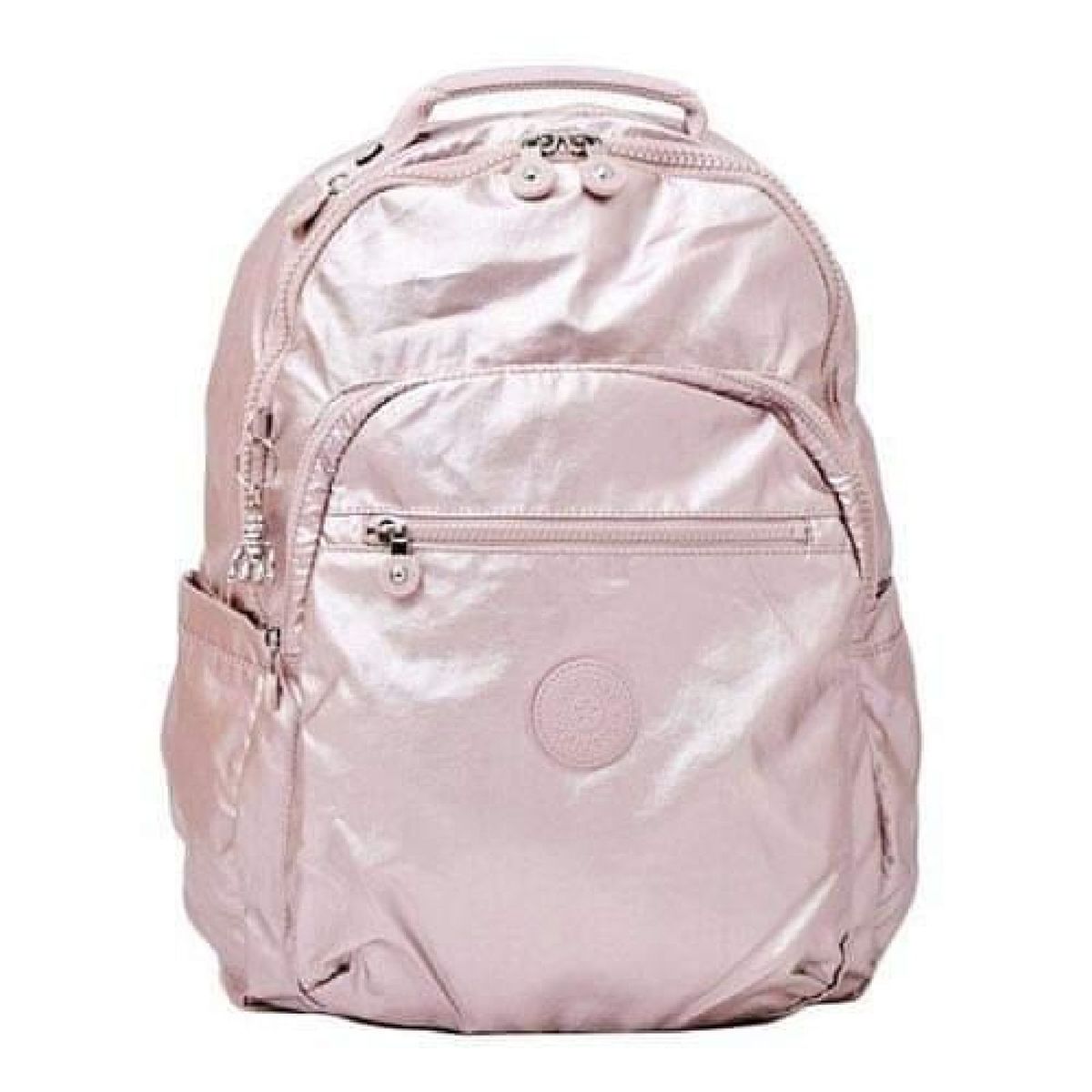 Mochila Kipling Rosa Metálica Original | Mochila Feminina Kipling Usado ...