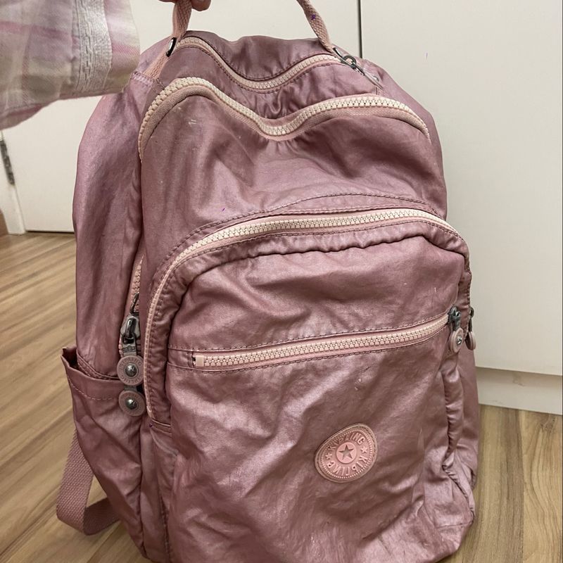 Mochila Feminina Kipling Rose Mochila Kipling Seoul Up Rosa