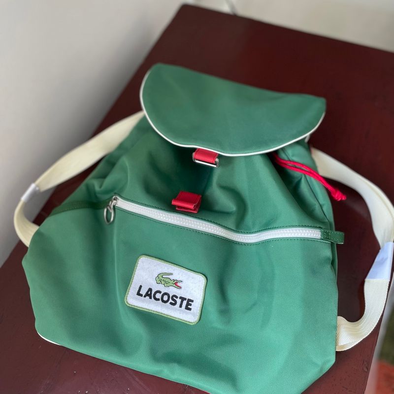 Mochila lacoste online verde