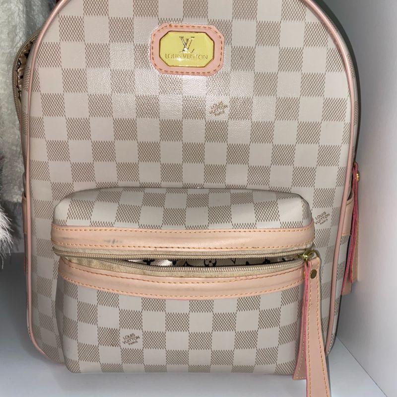 Mochila Louis Vuitton Branca | Mochila Feminina Louis Vuitton Nunca Usado  39528558 | enjoei