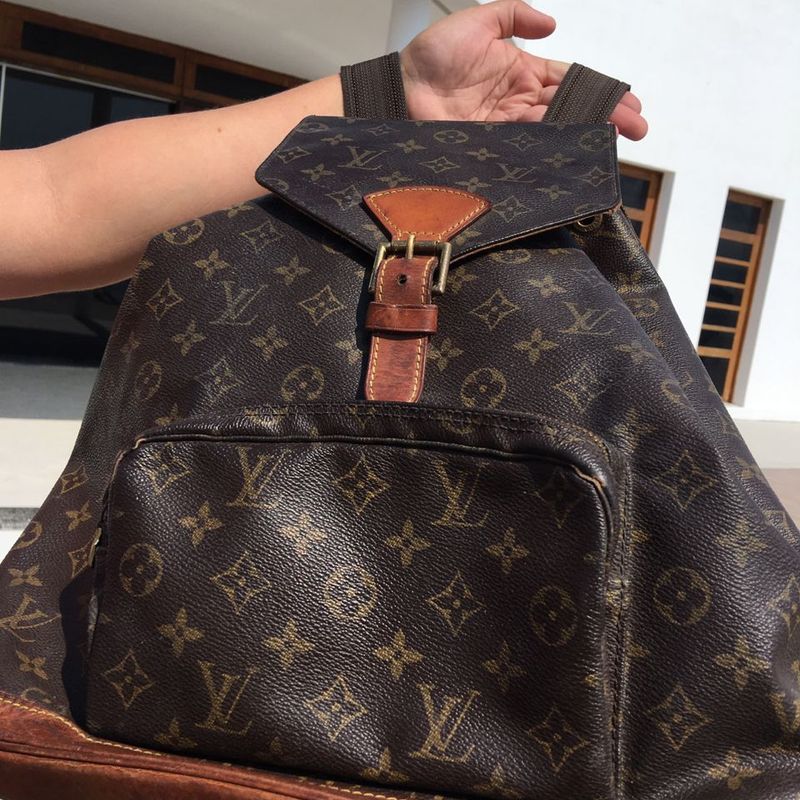 Mochila Louis Vuitton Branca | Mochila Feminina Louis Vuitton Nunca Usado  39528558 | enjoei