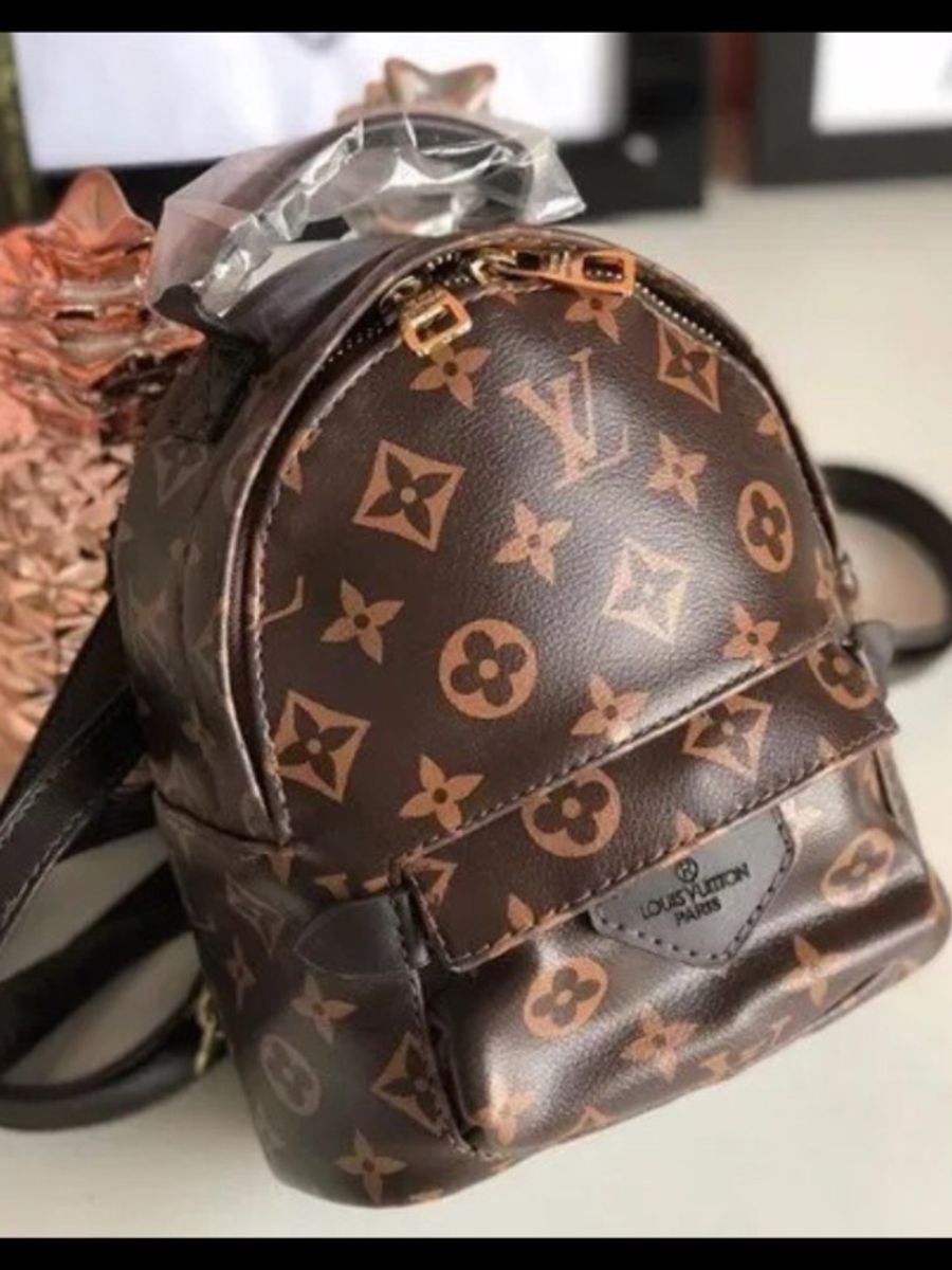 mochilinha Palm Springs Louis Vuitton! Bolsa-mochila feminina