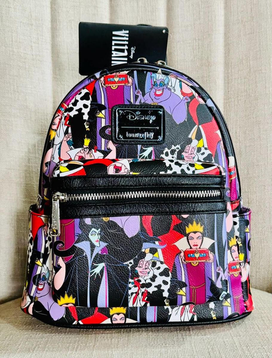 Loungefly Disney Villains Backpack popular