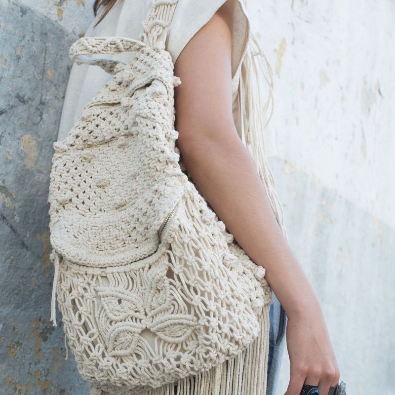 Mochila best sale de macrame