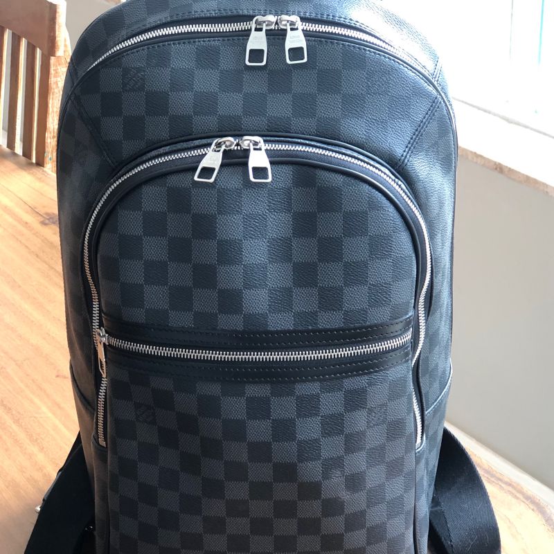 Mochila Louis Vuitton Michael Damier Graphite Masculina Original