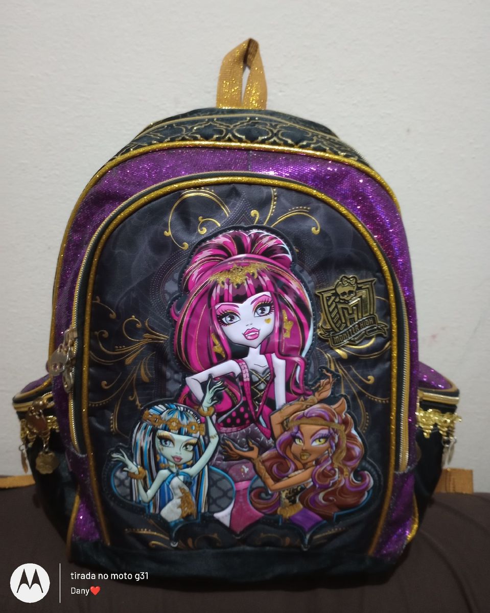 Mochila Monster High Grande | Mochila Feminina Monster High Original ...