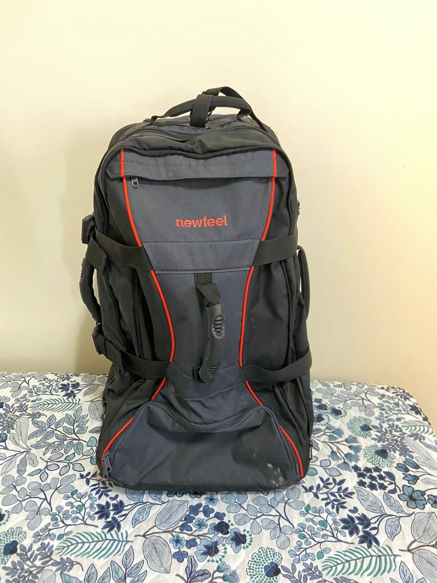 Mochila para Viagem com Rodinha - Newfeel | Mala Newfeel Usado 74007393 ...