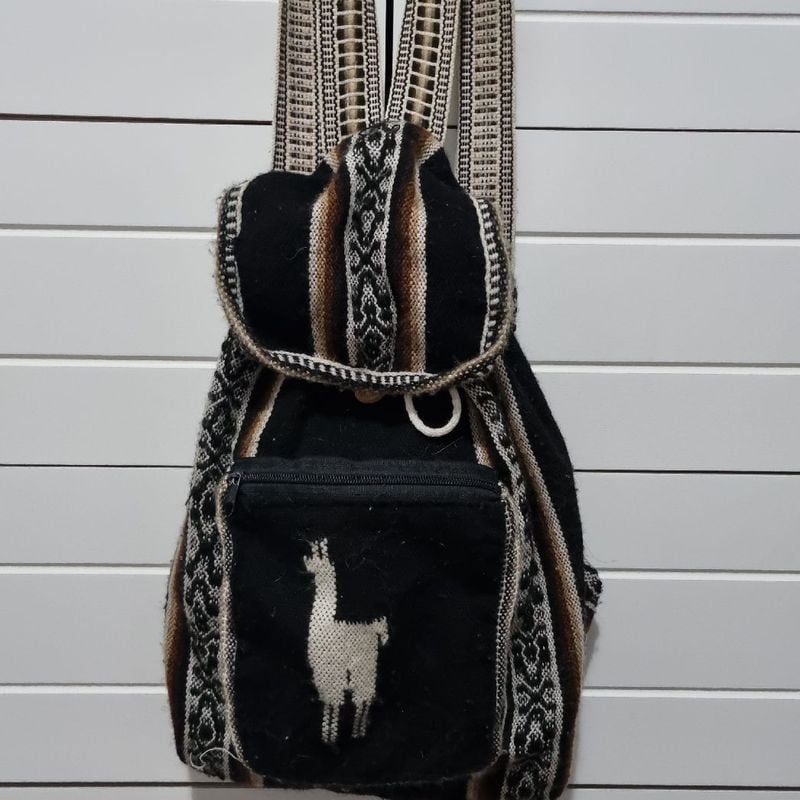 Mochila Peruana Mochila Feminina Artesanal Usado 92849647 enjoei