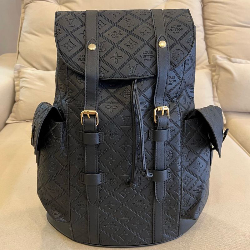 Mochila Preta Louis Vuitton, Bolsa Masculina Louis Vuitton Nunca Usado  89913915