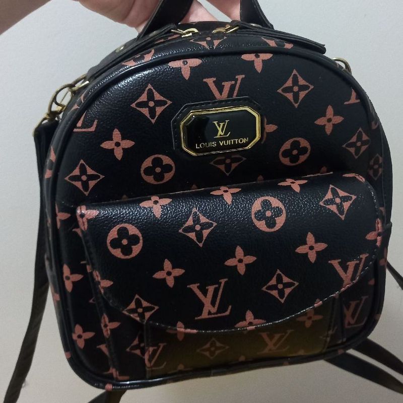 Mochila louis best sale vuitton rosa