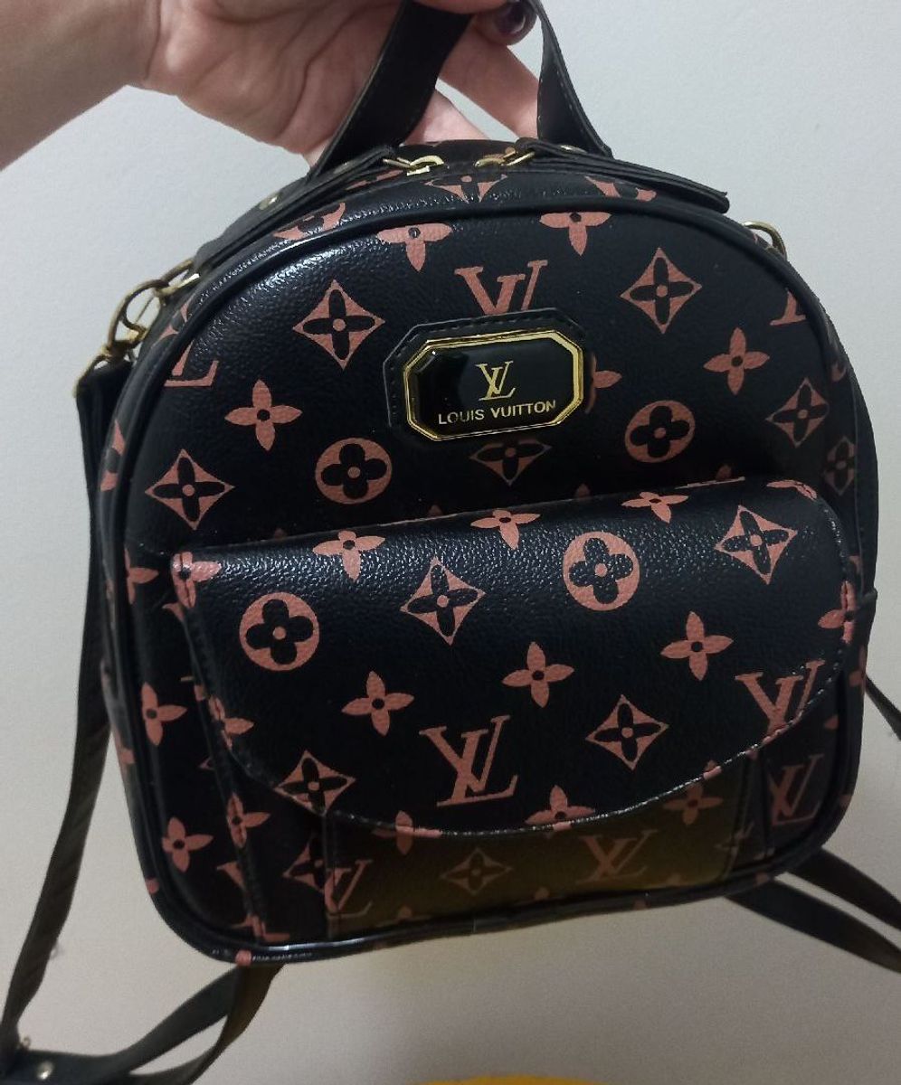 mochilinha Palm Springs Louis Vuitton! Bolsa-mochila feminina