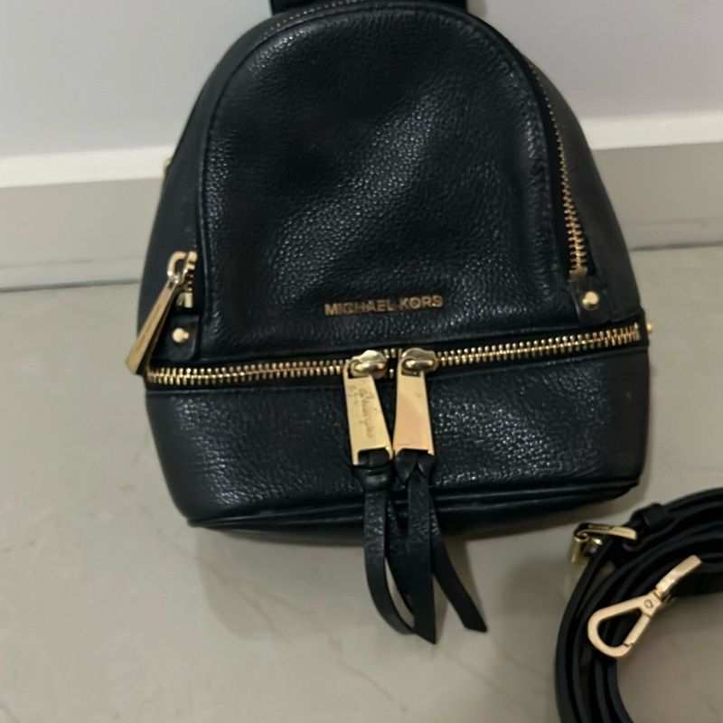 Mochila rhea discount mini michael kors